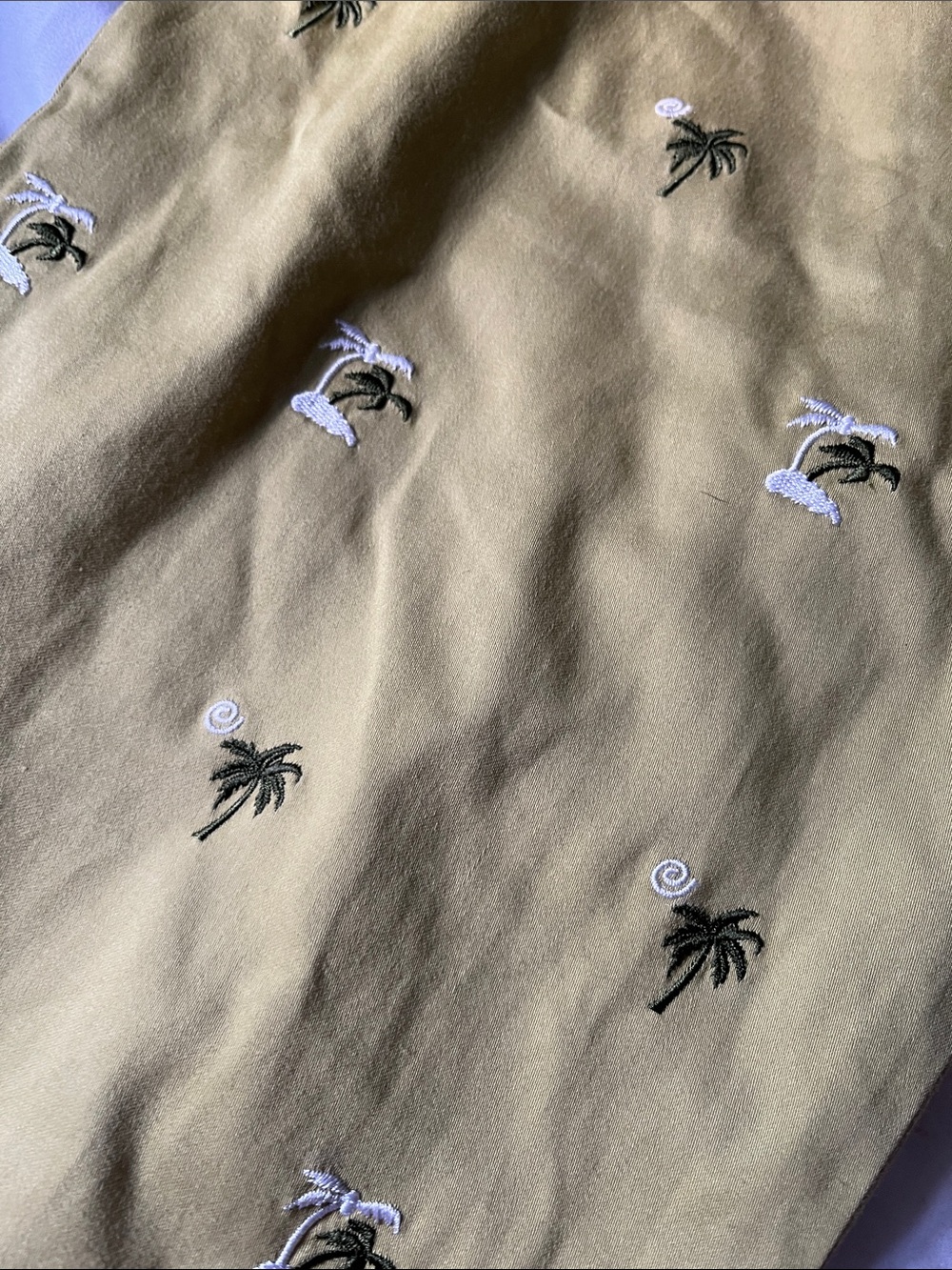 Island Republic Pants Palm Embroidery Size 12 - Picture 4 of 8